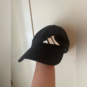 Adidas Men's Offset 3 Bar Black Hat - One Size Fits Most